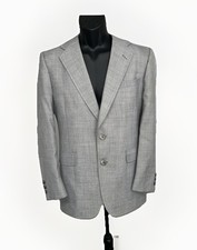 Jack Nicklaus 40R Metal Crest Button Hart Schaffner Marx Jacket Sports Coat