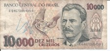 BRAZIL 10.000 CRUZEIROS N/D (1991 - 1993)