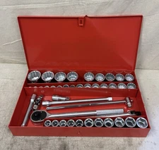 PROTO J55106A Socket Set 3/4" Drive 42 Piece 12-Point/6-Point SAE 3/4" to 2 3/8"