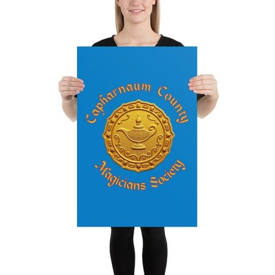 Capharnaum County Magicians Society Poster Bellairs Fan Art Barnavelt