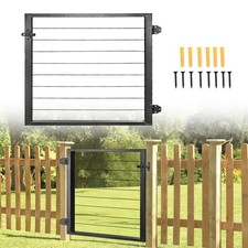Cable Railing Gate For Wood Metal Cable Railing System Carbon Steel Fence Gate