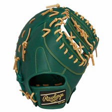 Rawlings Hyper Tech R2G GR5FHTM53-DGRN D-Green Leather 1st Base Mitt 11.75