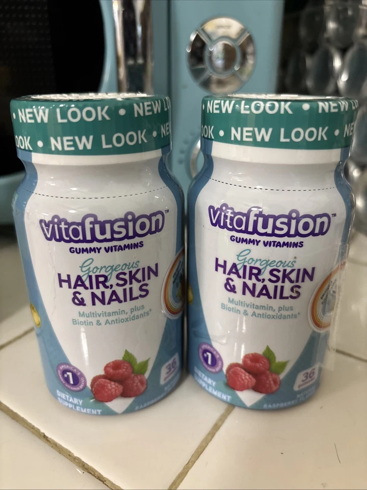 2 Vitafusion And 2 Nature Made Gummies: Hair Skin And Nails. 4 Total. (EXPIRED) - Image 2 of 4