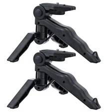 2 Pcs Smartphone Tripod Caméra Petit Bureau Tabletop Stand Compact