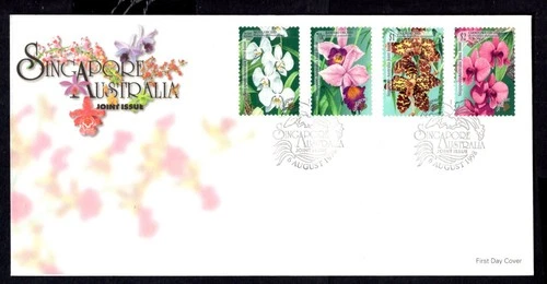 Singapore / Australia Joint Issue - 1998 Orchids First Day Cover