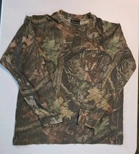 Vintage y2k Fieldline Camo Shirt Mens Medium Realtree Camouflage Long Sleeve