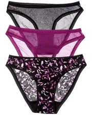 Ongossamer 3Pk Hip Bikini Women's