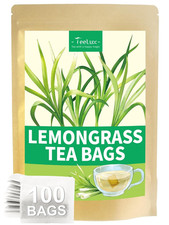 Lemongrass Tea Bags, Pure Natural Lemongrass Herbal Tea, Refreshing Smooth T