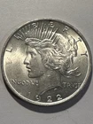 1922   E/FINE AU US Peace Silver Dollar       N559