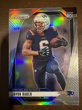 2024 Panini Prizm Rookies Javon Baker #344 Silver Prizm (RC) Patriots