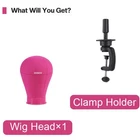 23 Inch Canvas Mannequin Head With Stand For DIY Wig Making Training Display