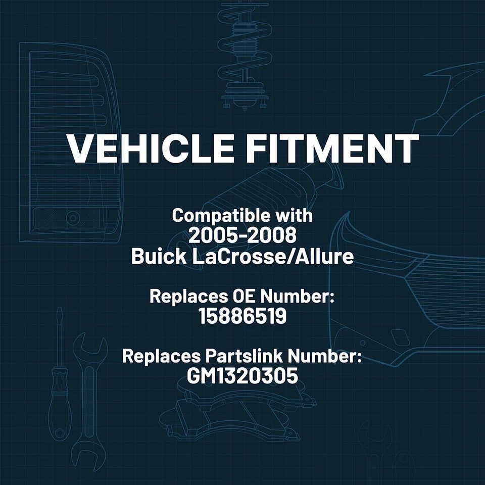 Espejo retrovisor eléctrico para Buick LaCrosse 2005 2006 2007 2008 pintura lateral izquierda a juego Foto 2 de 2