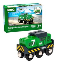 BRIO 33214 Batterie Lok - Batterie-Frachtlok 3+ Jahre