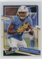 2023 Panini Clearly Donruss The Rookies Green 41/49 Quentin Johnston #5 0rd2