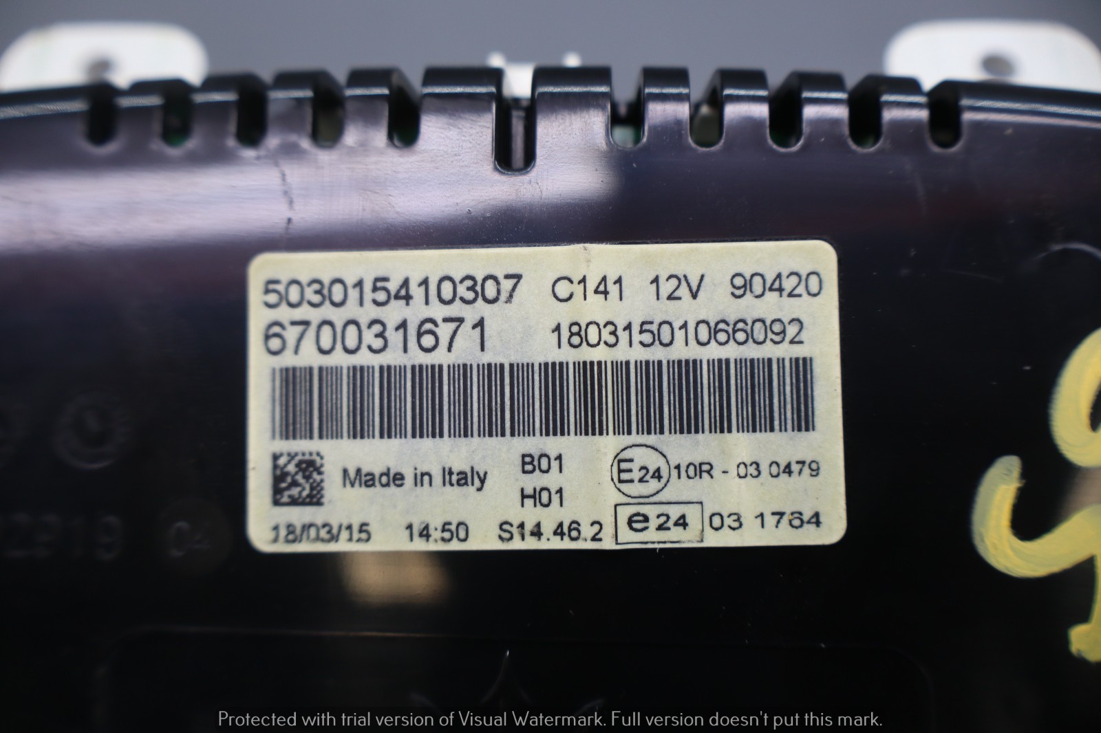 Maserati Ghibli 2014-2017 Instrument cluster P/N 670100152