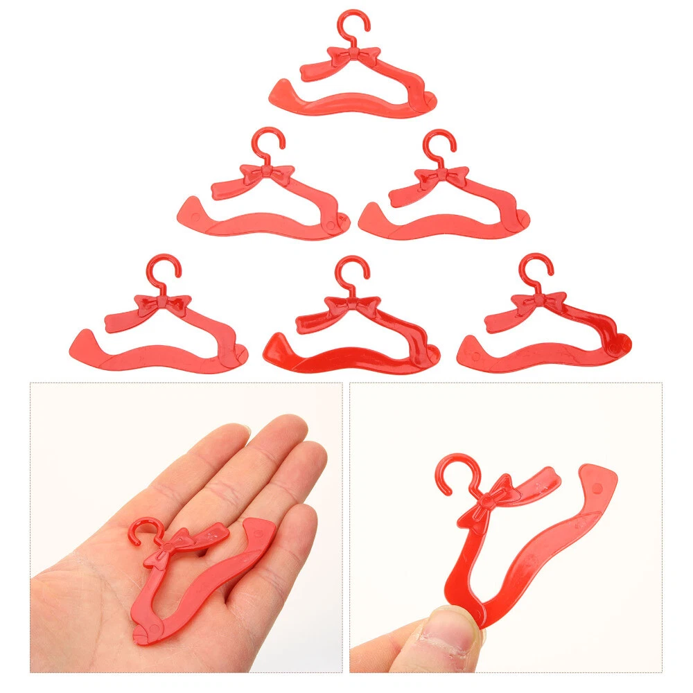 VETEMENTS 3 PEZZI Appendiabiti per Bambole Giocattoli Mini Appendiabiti per Artigianato Miniatura