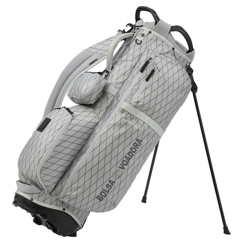 Mizuno Golf BOLSA Carry Stand Bag 9.5 x 47in 4-way Lightweight 2.5kg 2023 Silver - Picture 2 of 9
