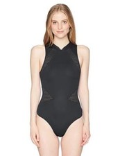 Rip Curl Junior's Mirage Ultimate One Piece Swimsuit, Black, XS