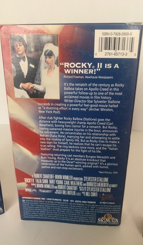 Rocky 20th Anniversary VHS Set Movies 1-5 All In Great Condition Tapes And Boxes - Picture 10 of 22