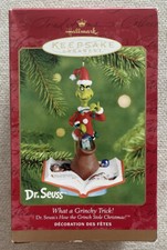 Hallmark Keepsake Dr. Seuss "What A Grinchy Trick!" Christmas Ornament 2001