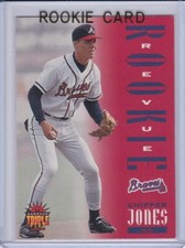 CHIPPER JONES ROOKIE CARD Atlanta Braves Baseball Donruss Triple Play RC
