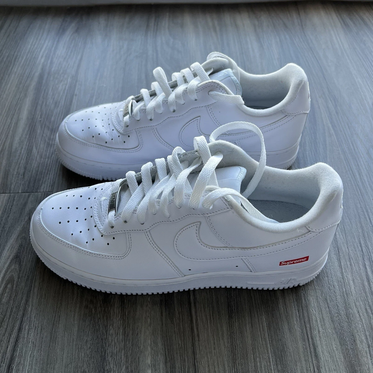 Supreme X Nike Air Force 1 Low SP White (CU9225-100) Men’s Size 9.5