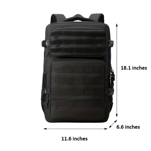 18" Tactical Outdoor Camping Gym School Backpack Multifunctional w/ USA Flag NEW - Picture 10 of 18