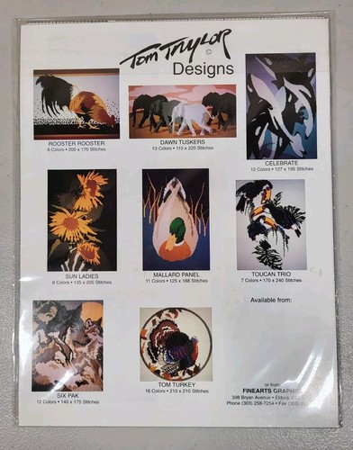 Tom Taylor Designs Wolf Moon Gift of Nature Cross Stitch Pattern - Picture 2 of 2