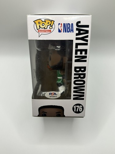Jaylen Brown signed handsigniert NBA Funko Pop 176 Boston Celtics PSA COA RARE - Bild 2 von 3
