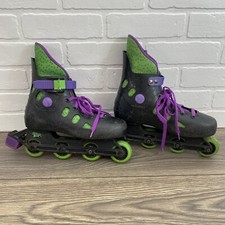 Vintage 1990's Goosebumps Sport In-line Skates Parachute Press Kids Size 5 RARE