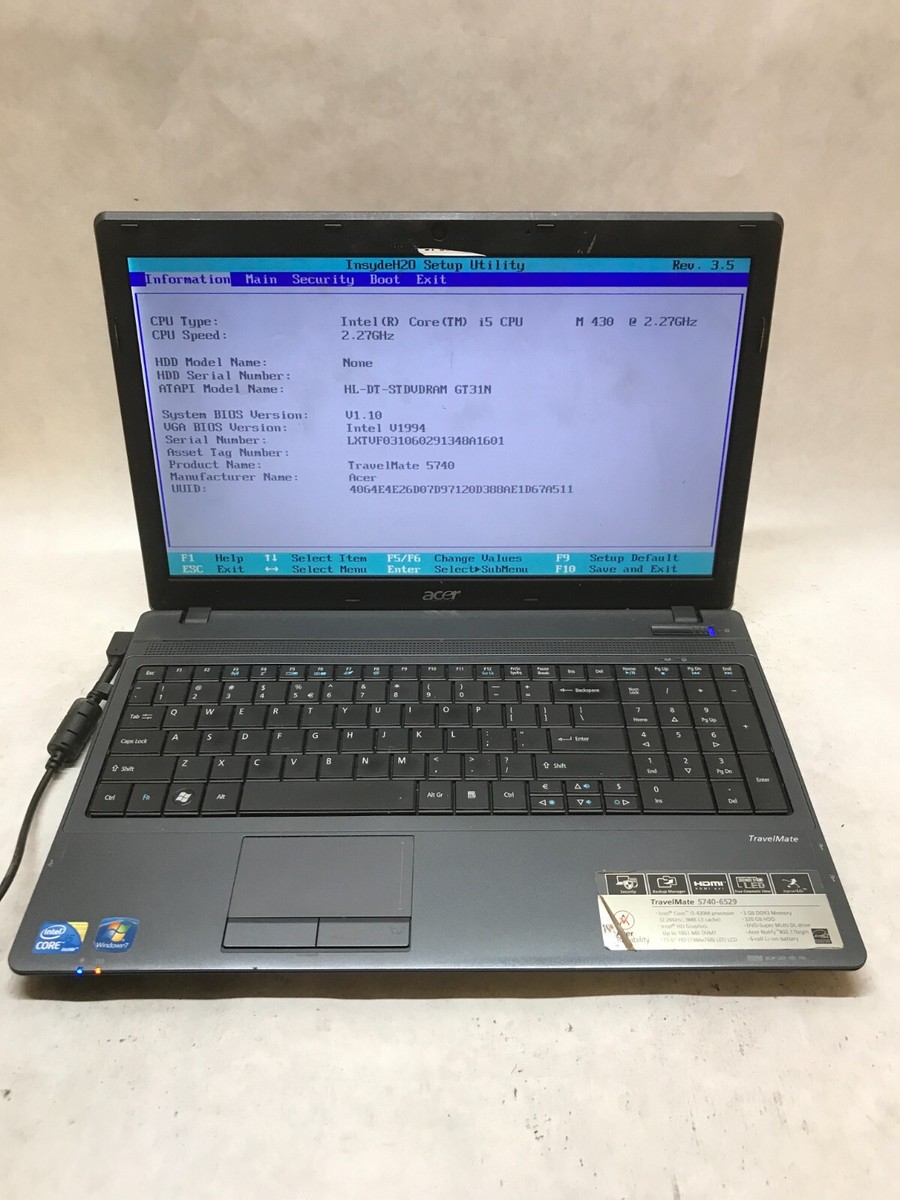 Acer TravelMate 5470 15
