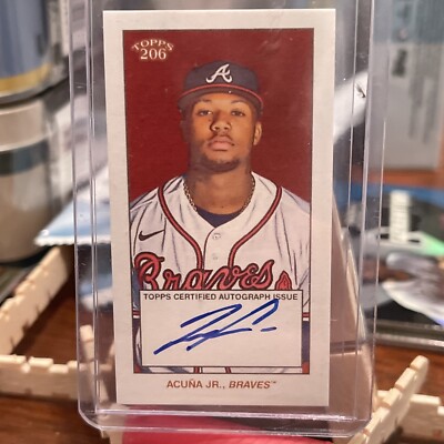 RONALD ACUNA JR. AUTO (SSP) - 2022 Topps 206 AUTOGRAPHS - Wave #5 