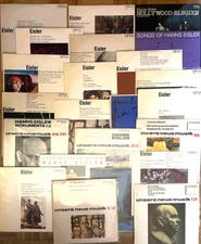 USED VERY GOOD VINYL LOT 23 x Hanns Eisler LP Albums NOVA Eterna German Issue