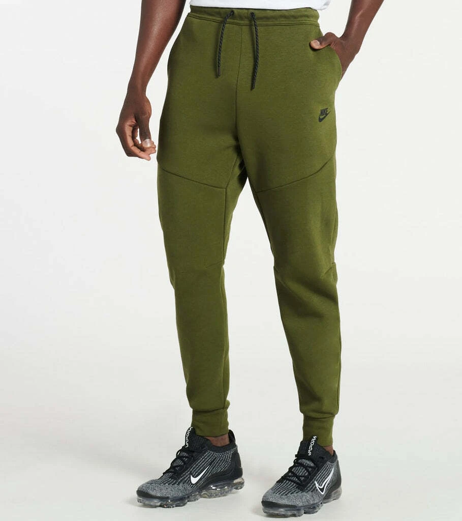 Recuerdo Majestuoso Prevalecer Nike Tech Fleece Pants Joggers Rough Olive Green Black CU4495-326 SMALL  Men&#039;s | eBay