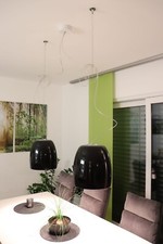 2x Prandina Notte S3 Hängelampe schwarz/weiß