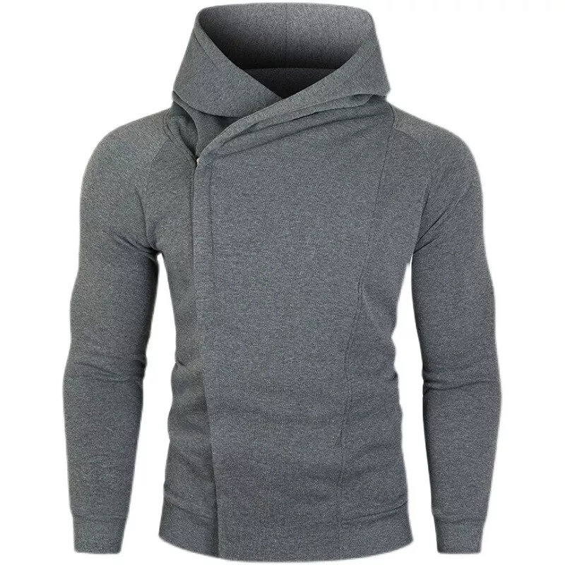 Men's oblique shop zipper hoodie