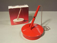 lata 80-te w oryginalnym opakowaniu, lada długopis LYNX 982 z łańcuszkiem, stojak kulkowy