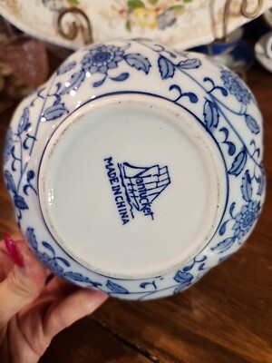 Chinese Blue And White Nantucket 6.1/4