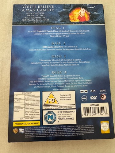 Superman - The Movie 4 DVD Region:2 - Picture 3 of 7