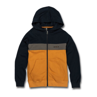 Volcom YOUTH SNGL STN Division Zip IGD golden blue grey NEW NEUWARE portofrei!