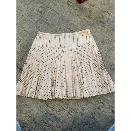 Size 10 J.Crew Light pink pleaded skirt