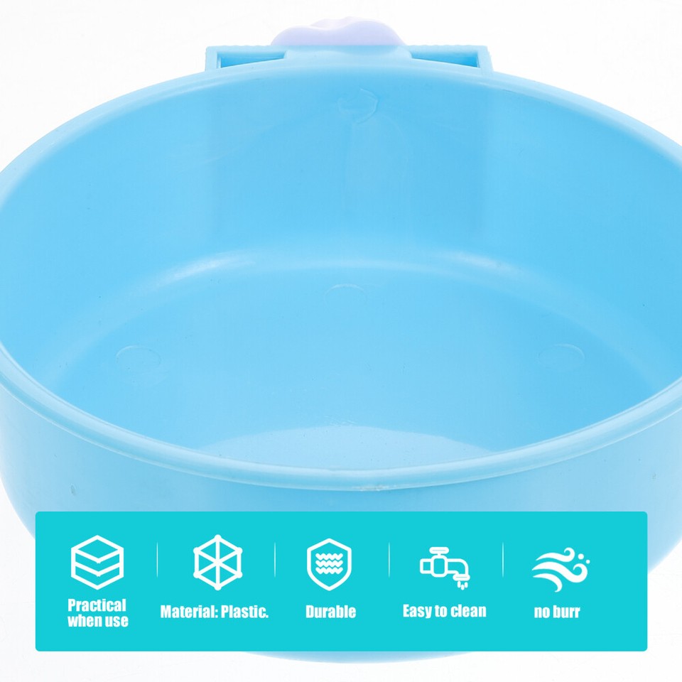 Pet Feed Bowl Dog Crate Water Bottle Dispenser Cat Bowls Food eBay