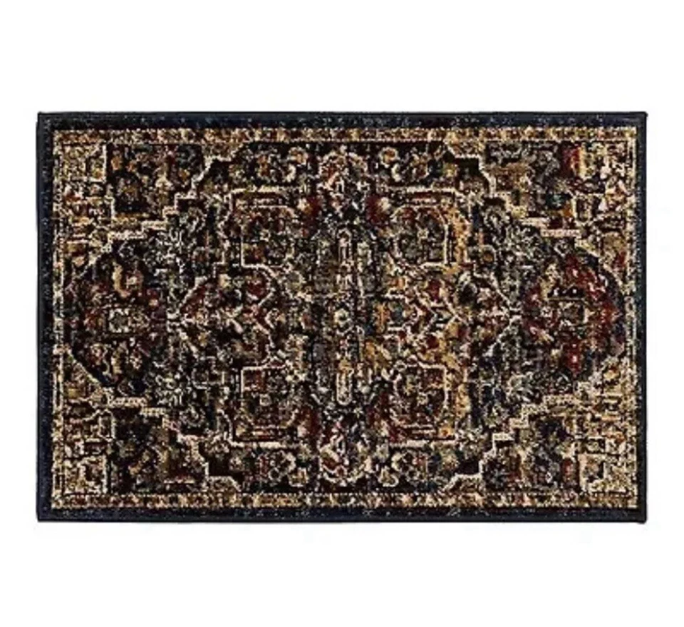 24x36 Medallion Style Rug - Threshold - Image 4 of 4