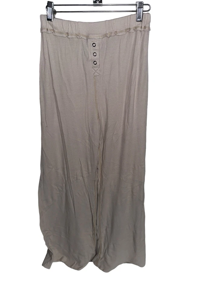 Pantalones para dormir Urban Out From Under Cloud Nine talla S crema acampanados boho Foto 2 de 4