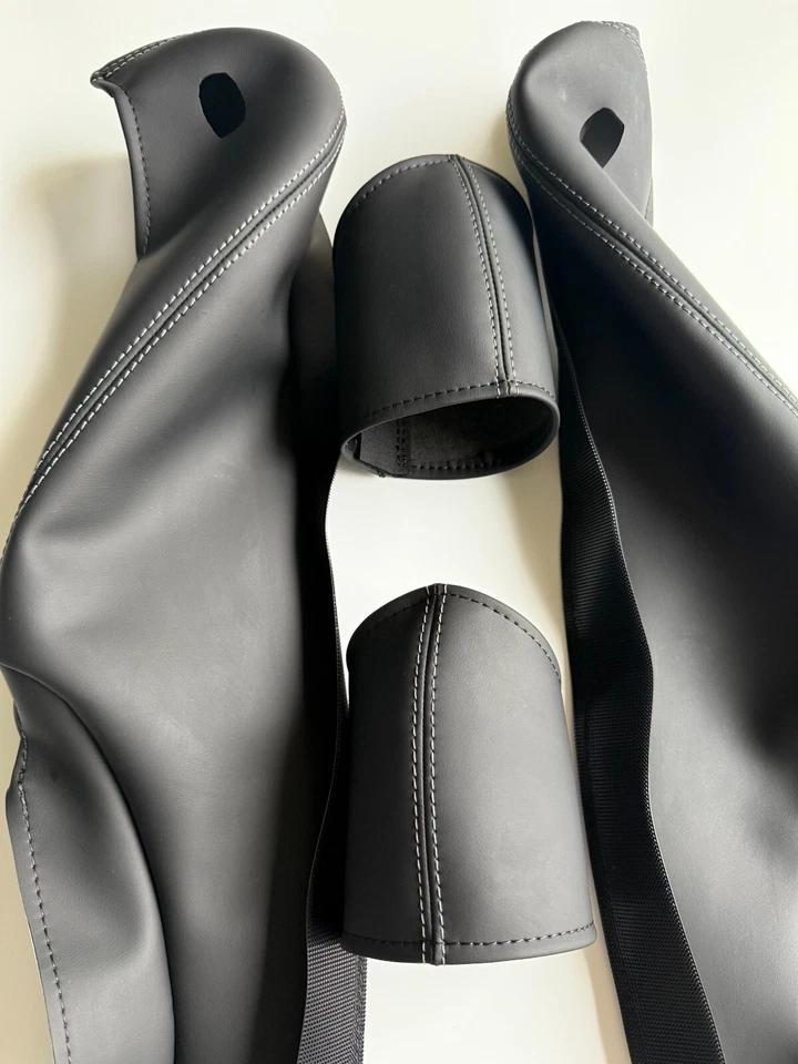 PORSCHE 911/918/991 GT3 RS GT2 RS PROTECTIVE LEATHER COVER Grey STITCHING - Изображение 4 из 4