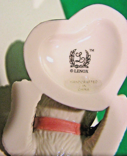 LENOX MY KITTY VALENTINE Cat sculpture February Kitten --- NEW in BOX with COA - Picture 4 of 4