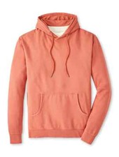 Peter Millar Crown Men Fire Glow Lava Wash Garment-Dyed Pullover Hoodie NWT 140
