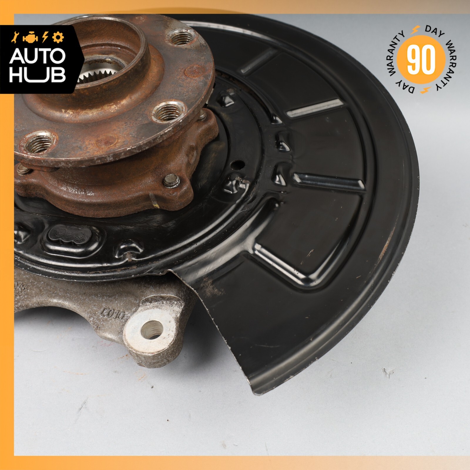 14-17 Maserati Quattroporte SQ4 M156 Rear Left Side Spindle Knuckle Hub OEM 69k