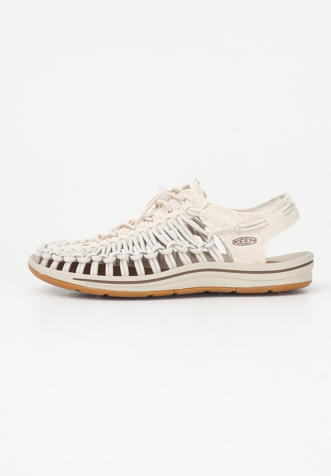 KEEN Sandali Donna Beige Sandali bassi Sandali Uneek Canvas Primavera estate 202