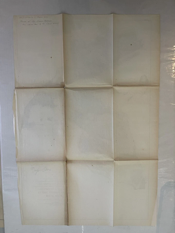 Обзорная карта 1853 военного времени Калифорния RR Сьерра-Невада Джефферсон Дэвис Уильямсон и Парк - Изображение 3 из 4